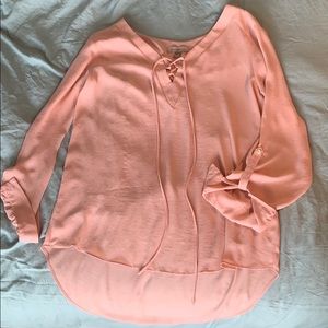 Pink Beige Blouse/ Top